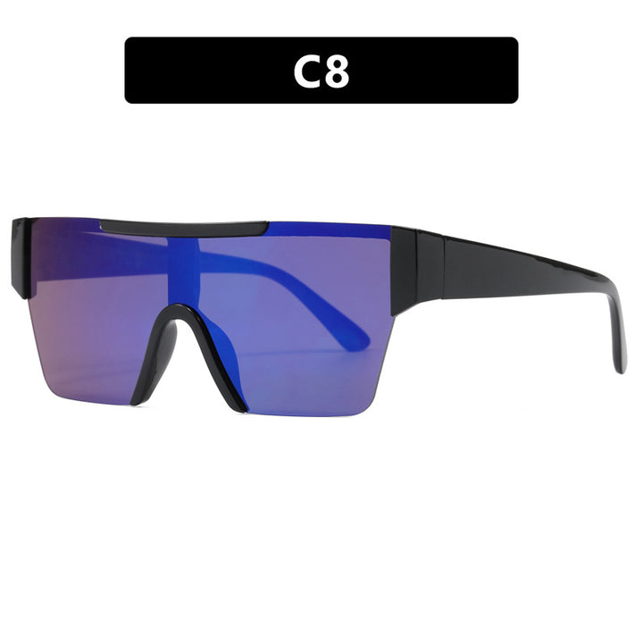 Women's futuristic sports sunglasses with UV protection and wide lens area Skanto