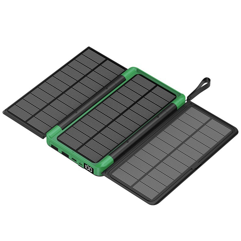 Bærbar solar powerbank med multifunksjonell ladefunksjon Skanto