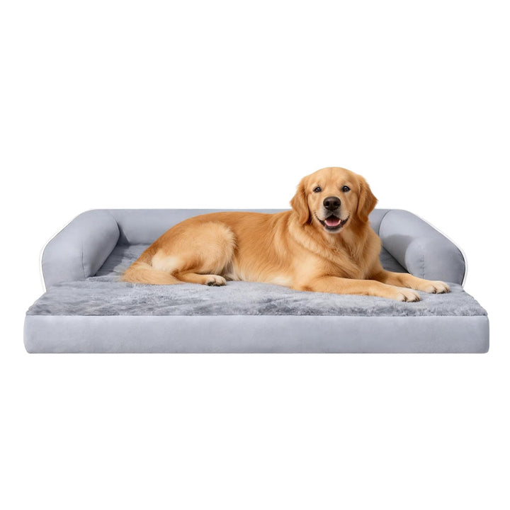 Luksuriøs Hundesofa med Puffer