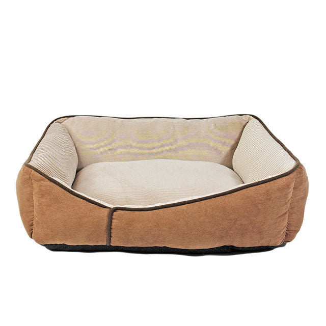 Orthopedisk polstret lounge hundeseng