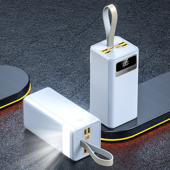 Bærbar powerbank med intelligent LED-skjerm og høyytelses USB-porter Skanto