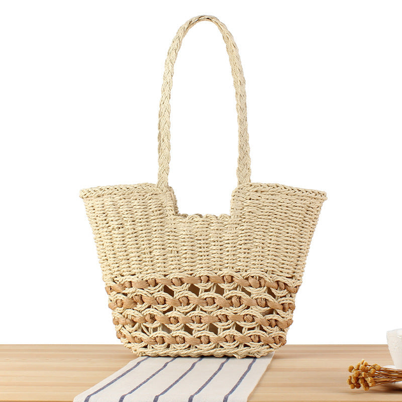 Designer Tote Bag in Handmade Natural Material Skanto