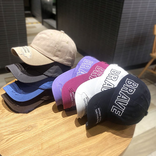 Kvinne's Slitt Uformell Denim Caps Skanto