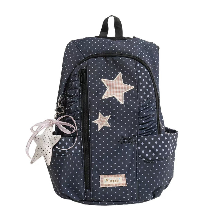 Star-Appliqué Lettvekts Ryggsekk Skanto