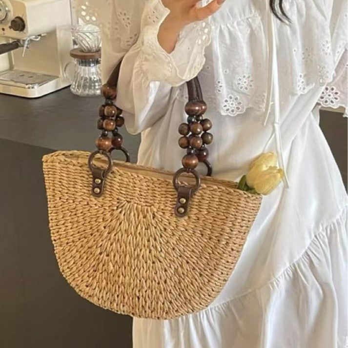 Trendy Flettet Håndveske Skanto