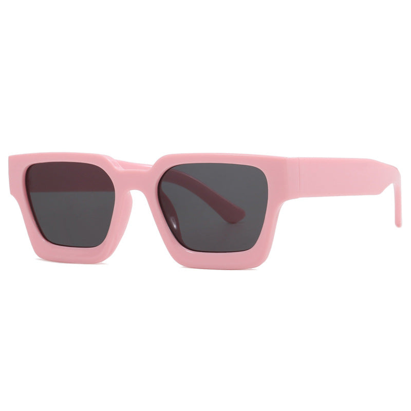Women's Fashionable Square Reading Glasses with Transparent Frame Structure Skanto