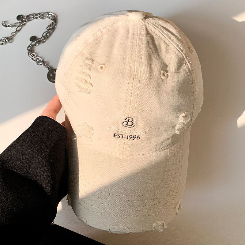 Kvinne Slitt Casual Baseball Caps Skanto