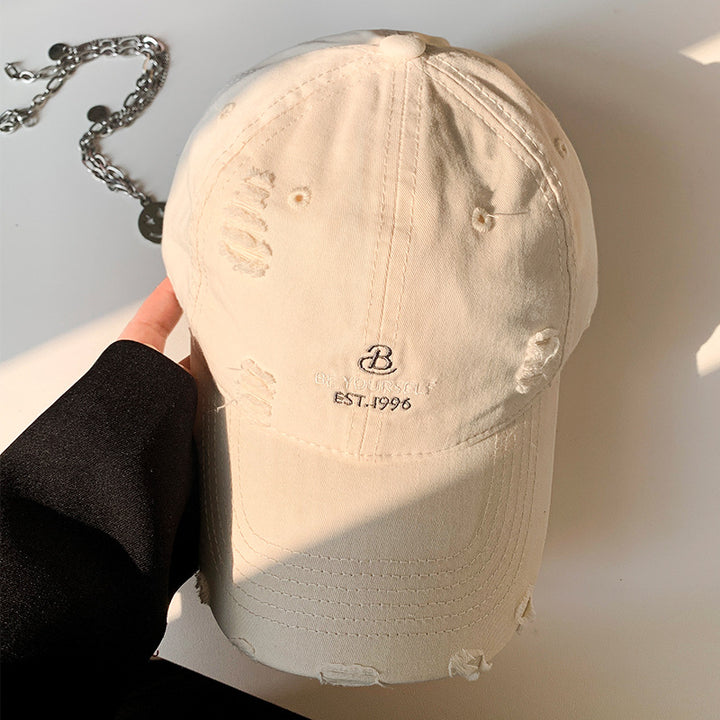 Kvinne Slitt Casual Baseball Caps Skanto