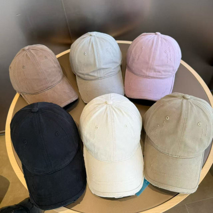 Kvinne Slitt Fritids Twill Baseball Cap Skanto