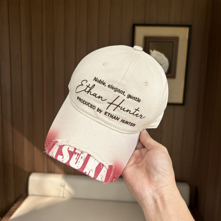 Herre Casual Vintage Brodert Caps Skanto