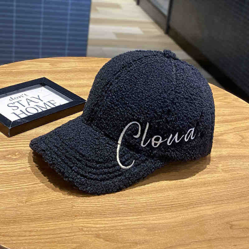 Kvinne Fluffy Teksturert Baseball Cap Skanto