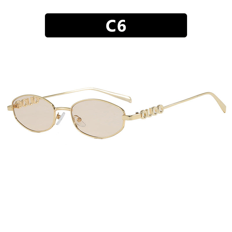 Women's Fashion Sunglasses with Elegant Stainless Steel Frame and UV Protection Skanto