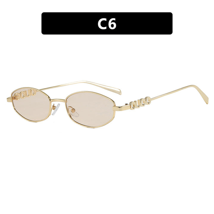 Women's Fashion Sunglasses with Elegant Stainless Steel Frame and UV Protection Skanto