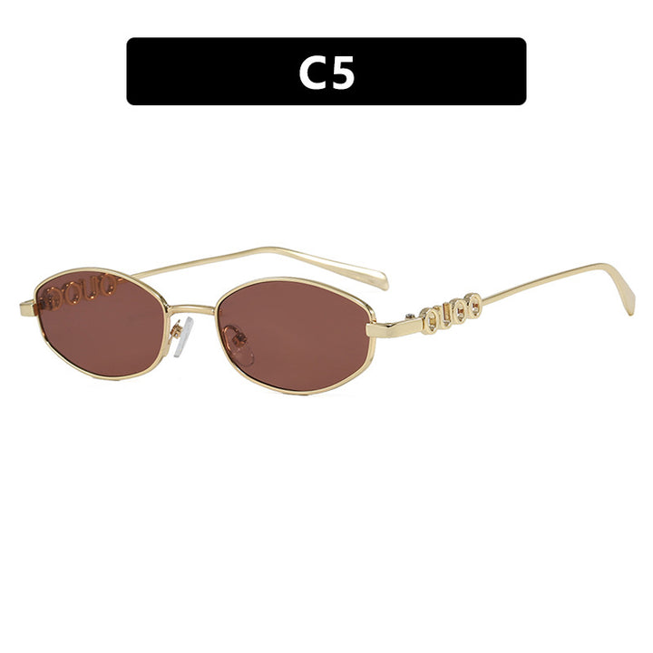 Women's Fashion Sunglasses with Elegant Stainless Steel Frame and UV Protection Skanto