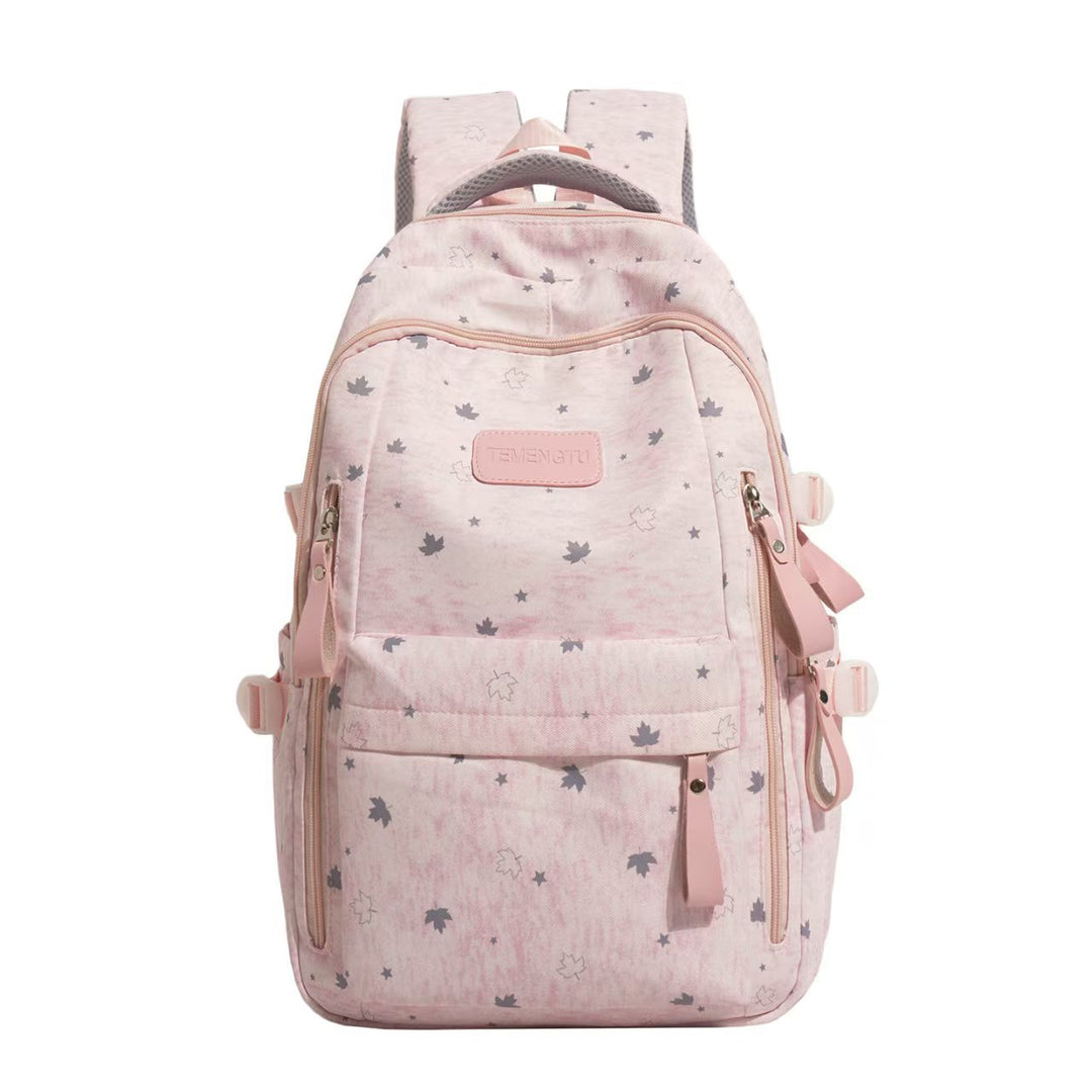 Blomstertrykk Multi-Compartment Ryggsekk Skanto