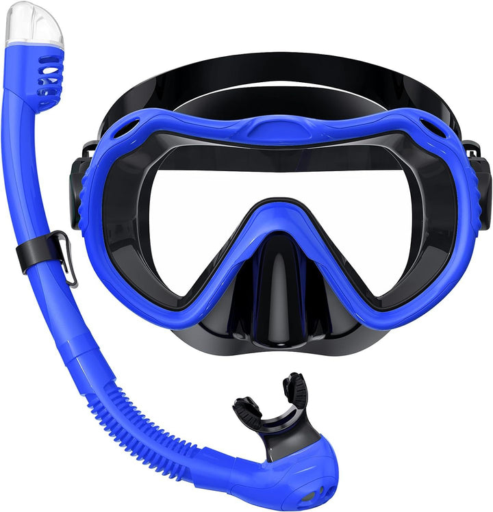 Tauchmaske med Fit-teknologi og ergonomisk snorkel Skanto