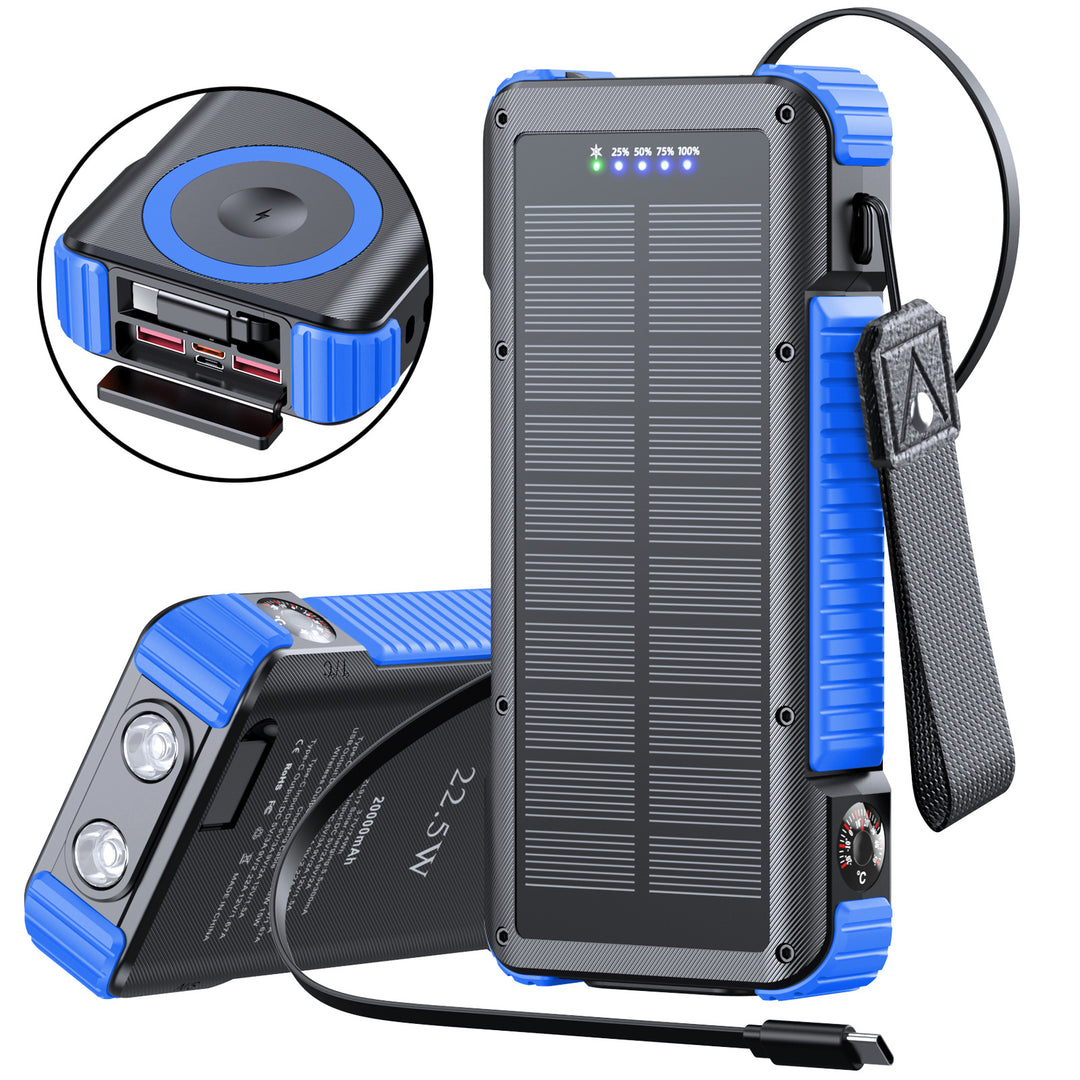 Bærbar Solenergi Powerbank Skanto