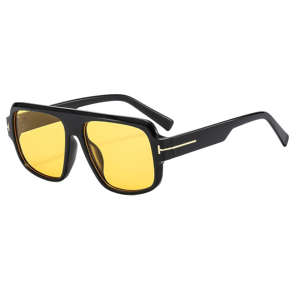 Dame trendy firkantet solbrille Skanto