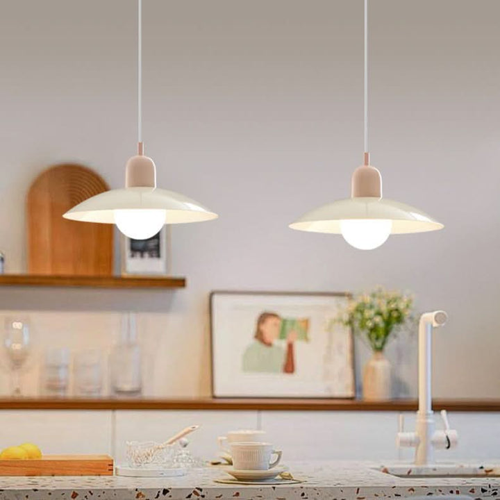 Skanto | Moderne Macaron Bauhaus Pendellampe – Jernskjerm