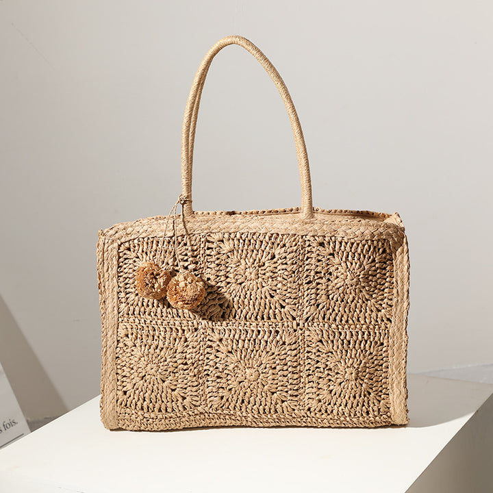 Handmade macrame beach bag Skanto