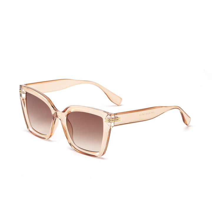Damer trendy kvadratisk solbrille med elegant ramme Skanto