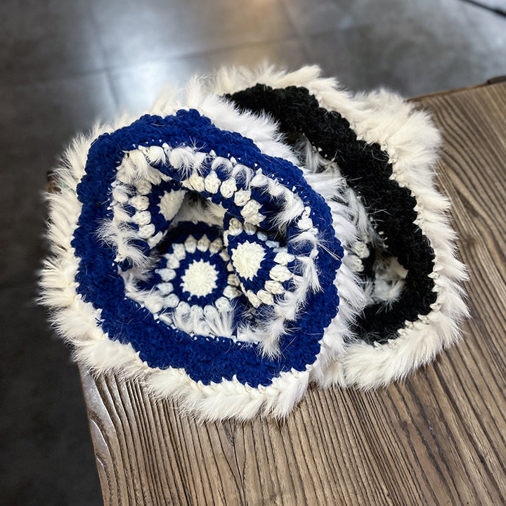 Skanto | Cozy Håndlaget Heklet Blomsterhatt
