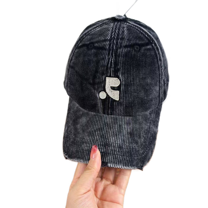Kvinnenes fløyels teksturerte baseball cap Skanto