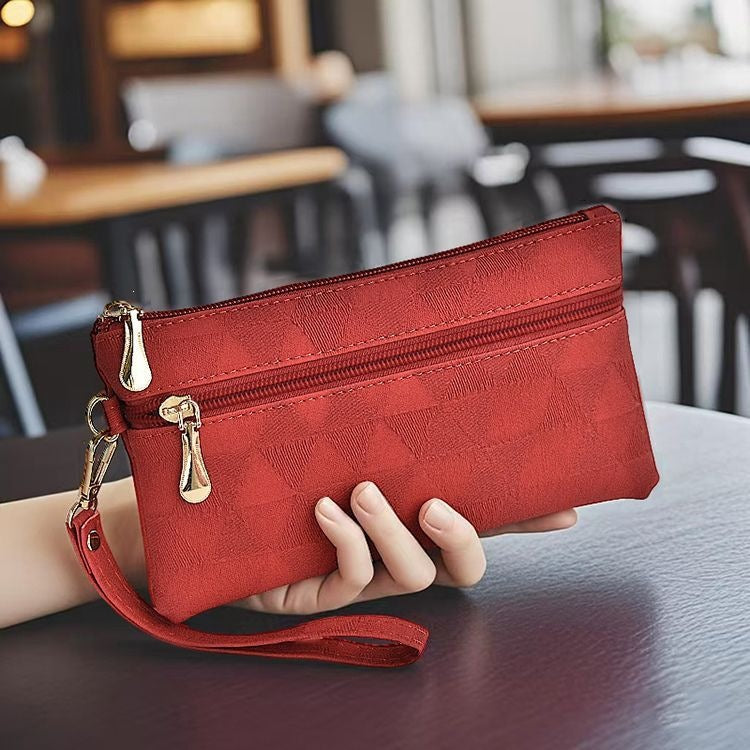 Elegant Clutch Med Praktisk Glidelås Skanto