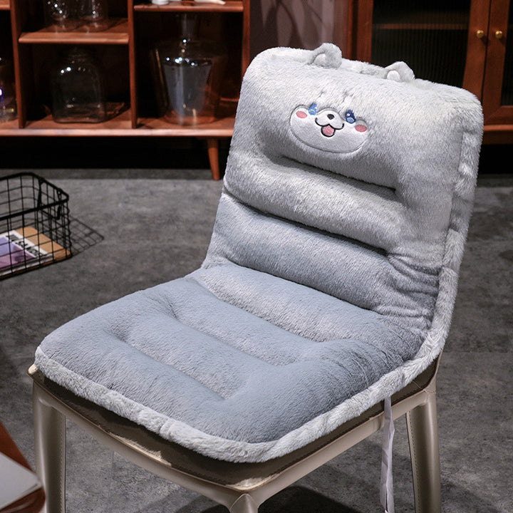 Plush sittepute med dyremønster Skanto