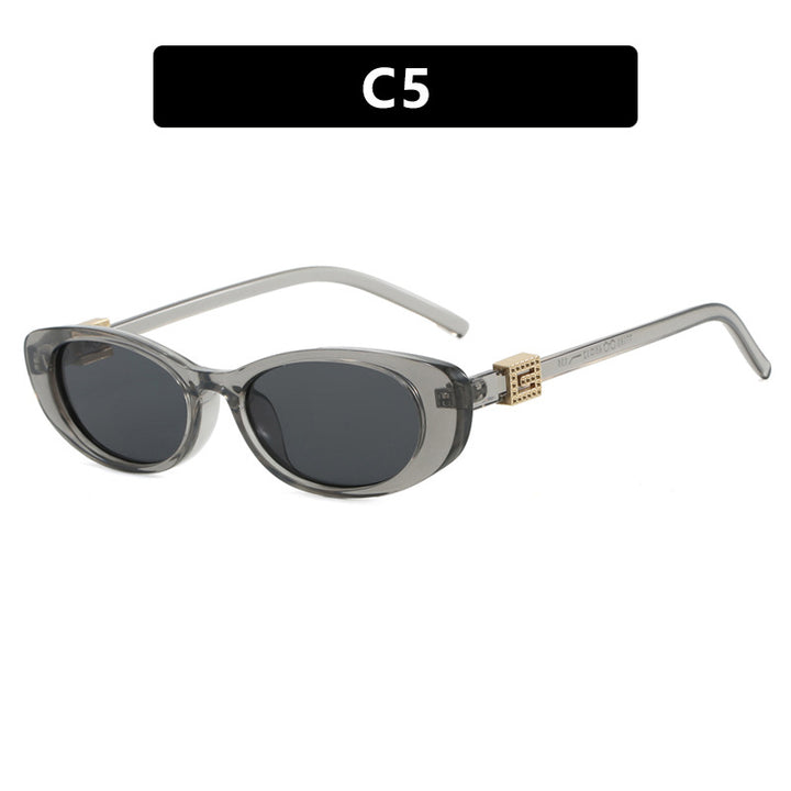 Women's Elegant Cat-Eye Sunglasses with Fine Accents Skanto
