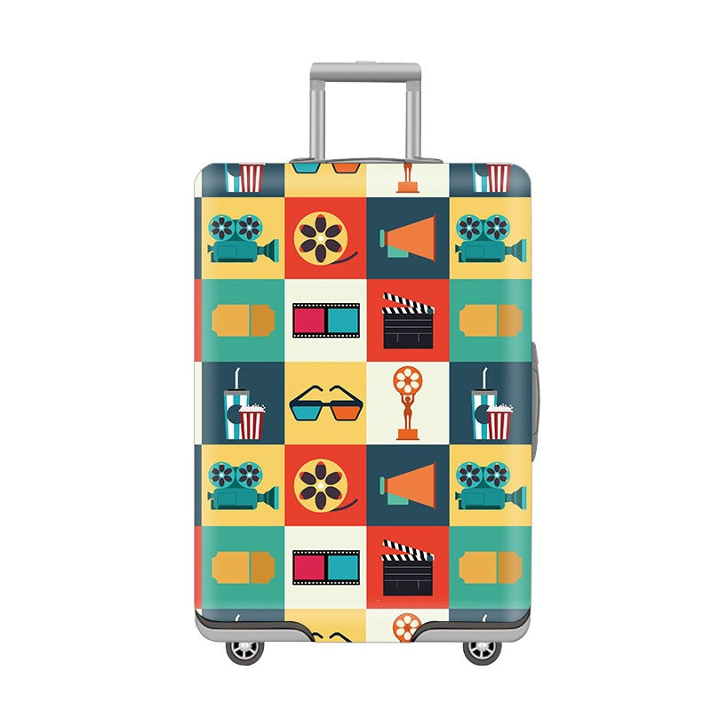 Cartoon Cat Design Hard Shell Luggage Skanto