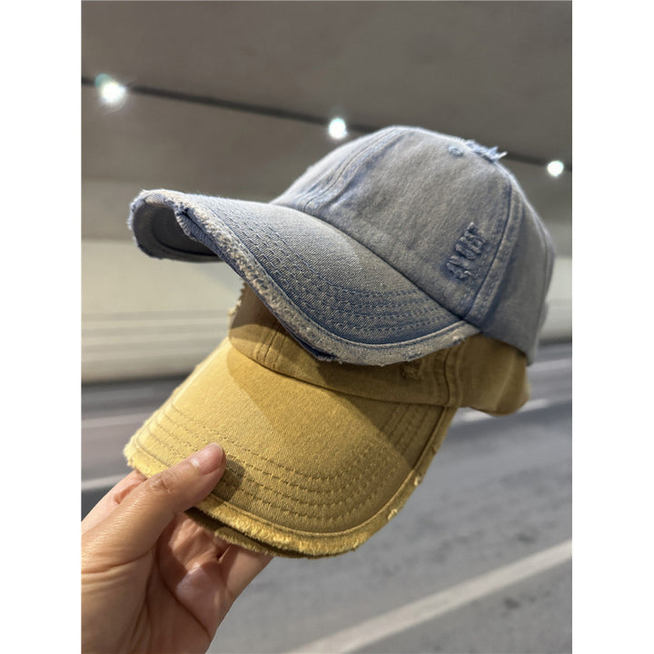 Kvinnens slitt denim baseball cap Skanto 1784084028