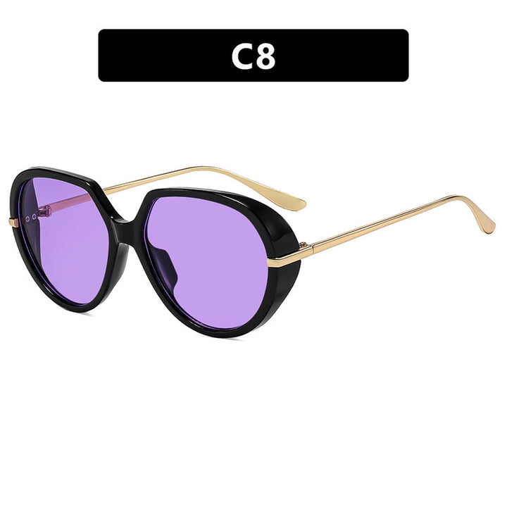Women's Cat-Eye Sunglasses with Glare-Free UV Protection and Luxurious Metal Frame Skanto