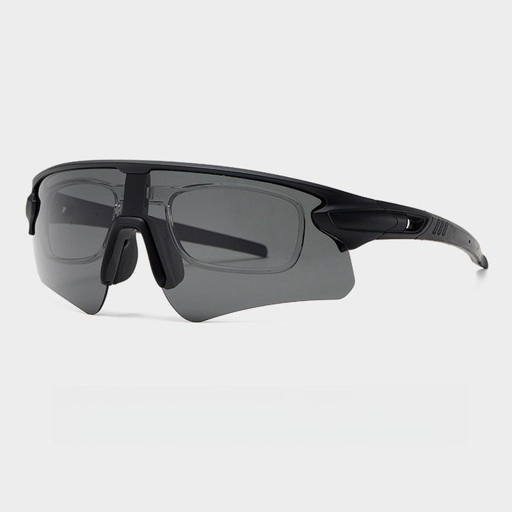 Unisex Sportslig høytytende solbrille med aerodynamisk design og justerbart nesepad Skanto