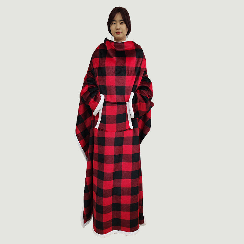 Dame Koseslørd Oversized Poncho Teppet Skanto