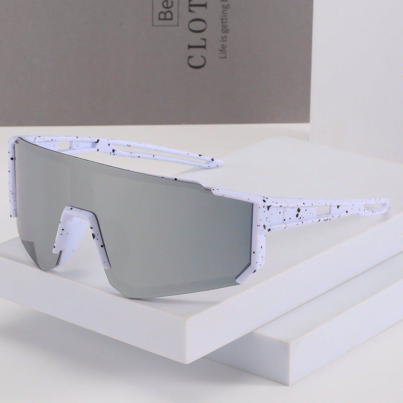Men's Futuristic Oversized Shield Sunglasses Skanto