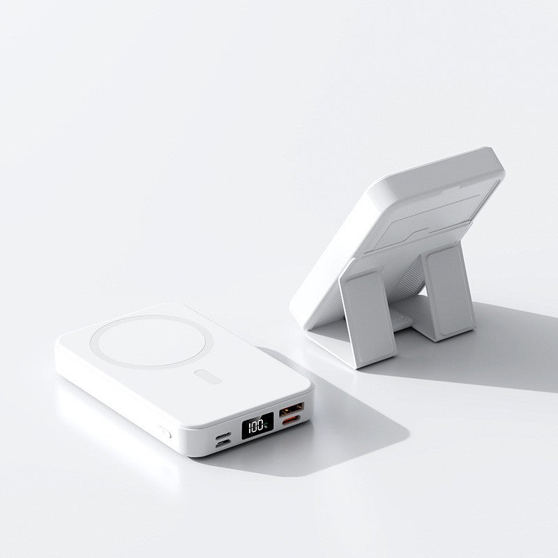 Bærbar Magsafe Powerbank med Innebygd Stativ Skanto
