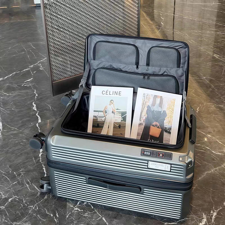 Unisex Premium Multi-Compartment Reise Koffert Skanto