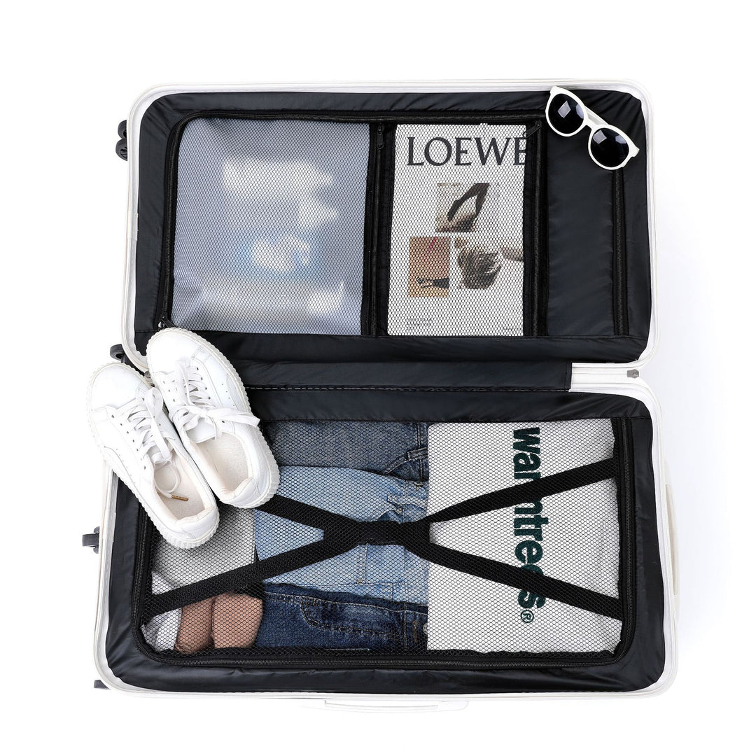 Unisex Multi-Funksjonell Hard Shell Bagasje med Drikkeholder Skanto