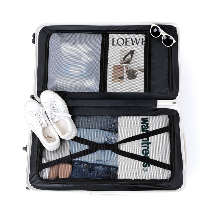 Unisex Multi-Funksjonell Hard Shell Bagasje med Drikkeholder Skanto