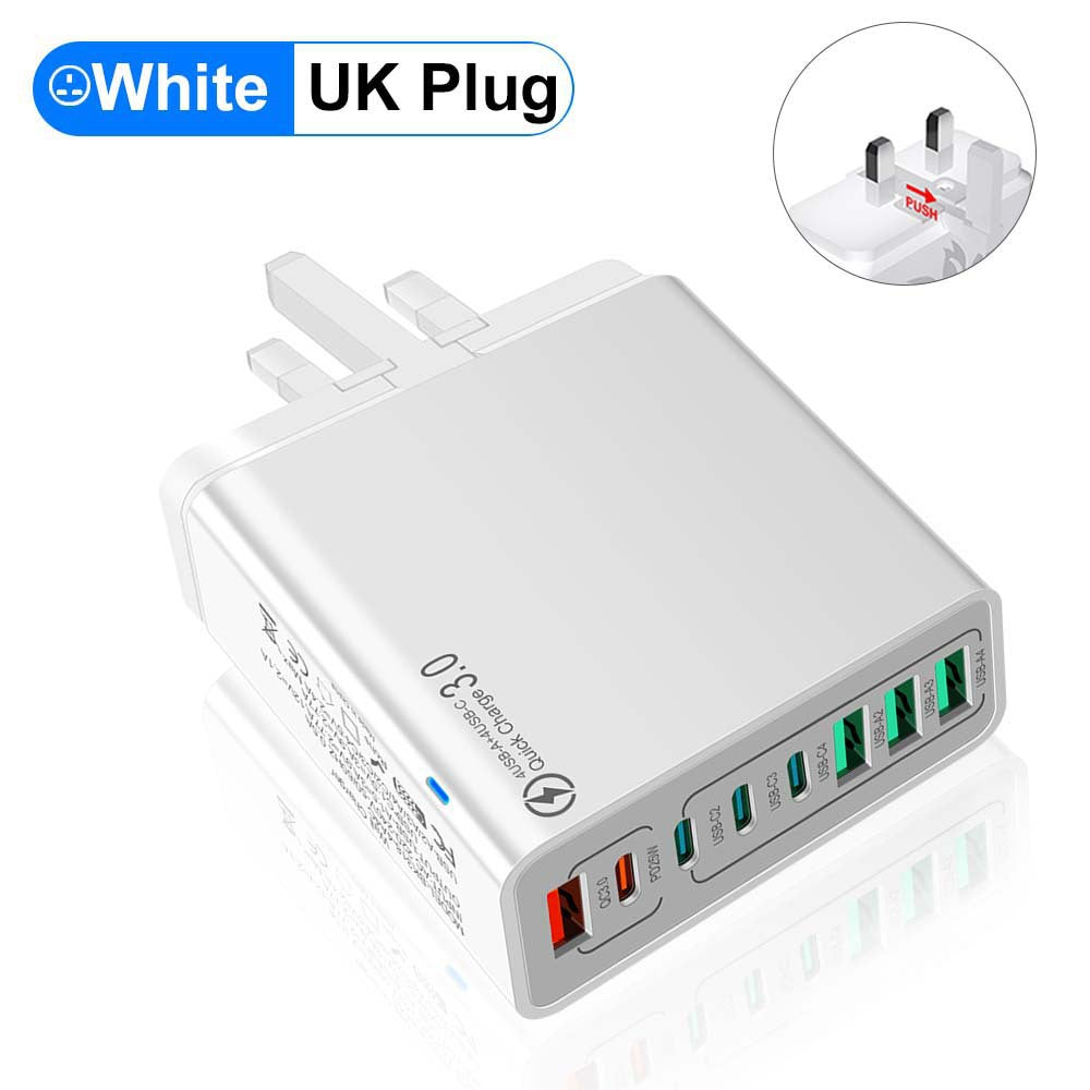 Skanto | 8 i 1 vanntett port USB hurtiglader