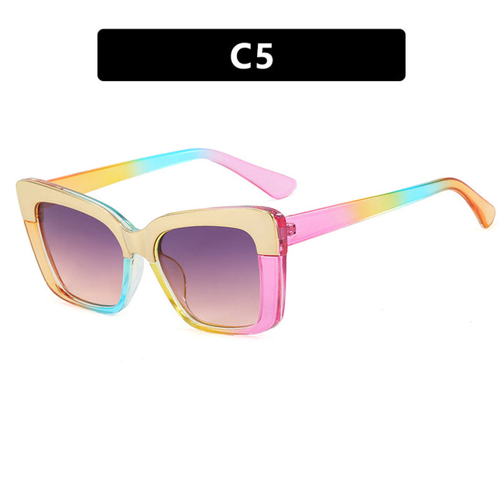 Dames moteriktig brille i trendy geometrisk design Skanto
