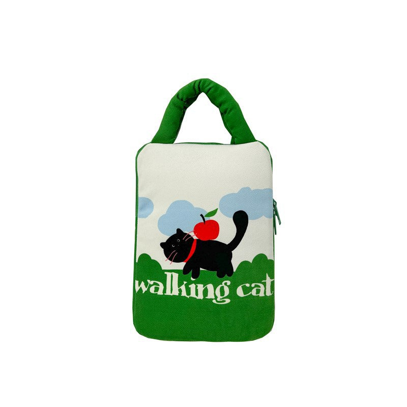 Laptoptas med kreativt kattmønster Skanto