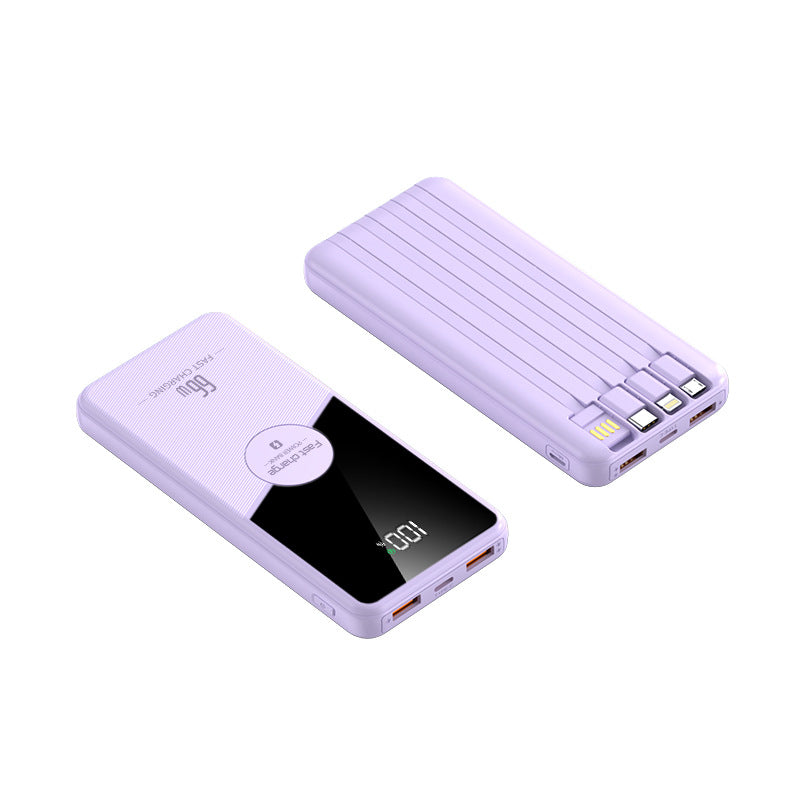 Powerbank med intelligent ladeindikator og flere tilkoblinger Skanto