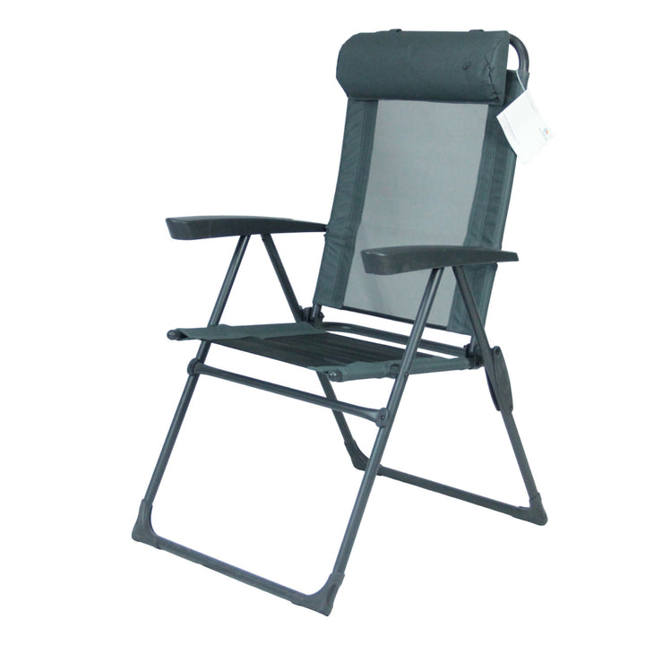Relax chair with ergonomic headrest and folding mechanism Skanto