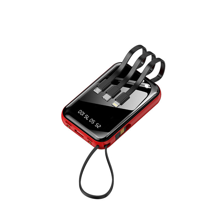 Høyytelses powerbank med digitalt display og multifunksjonelle tilkoblinger Skanto