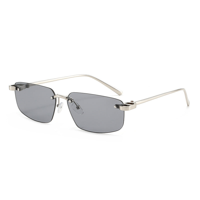 Women's fashionable rectangular sunglasses with minimalist frame Skanto