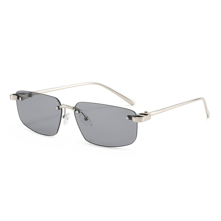 Women's fashionable rectangular sunglasses with minimalist frame Skanto