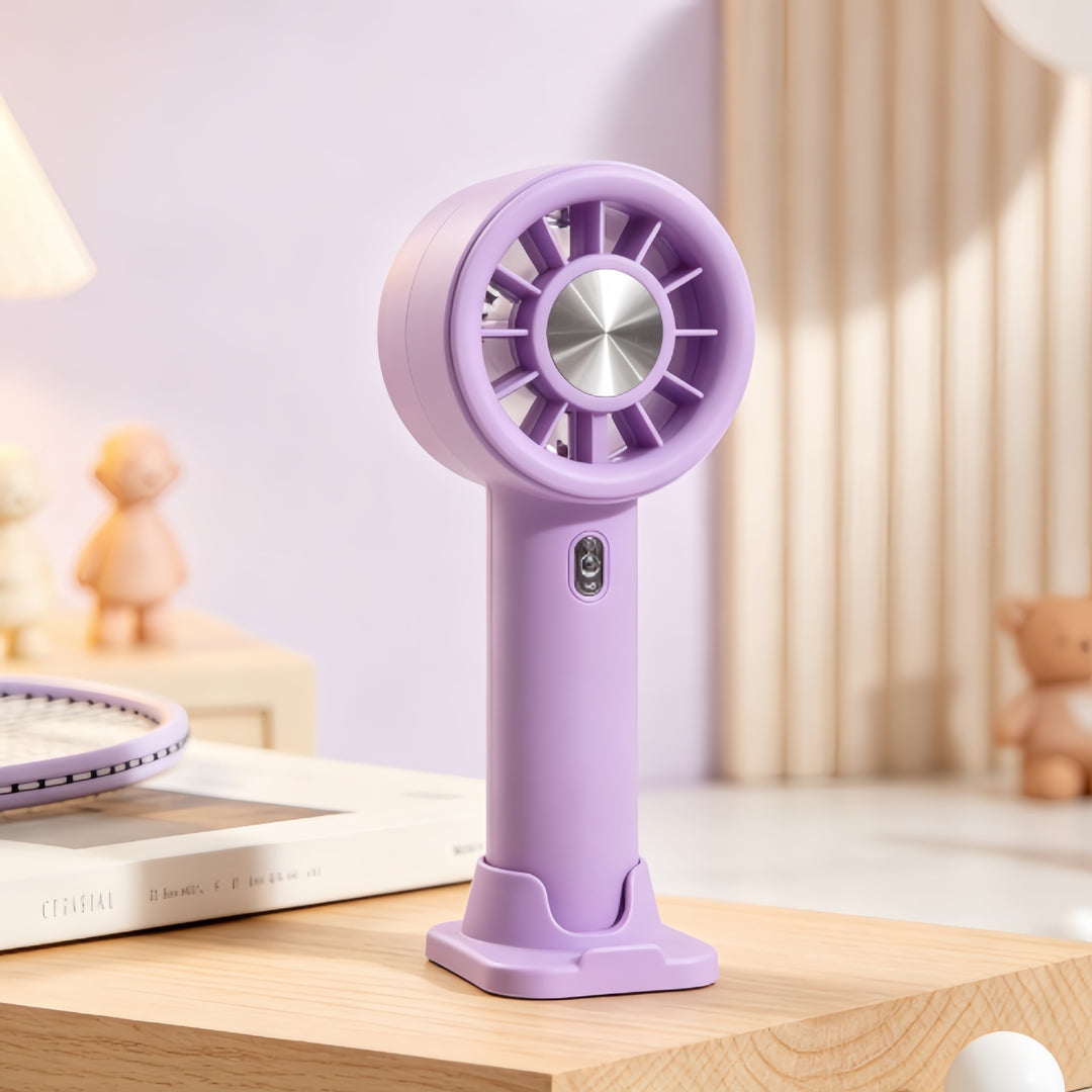 Bærbar håndvifte med ergonomisk design og flere hastighetsmodi Skanto