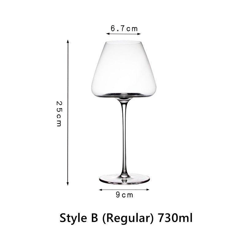 Krystallglass Rød Stilk Burgunder Glass | Skanto